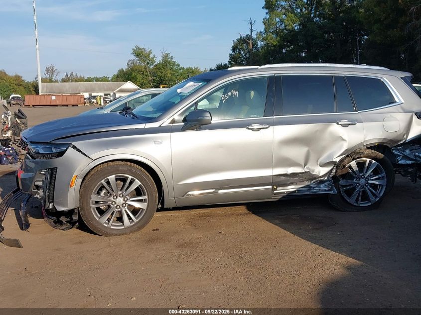 2025 Cadillac Xt6 Awd Premium Luxury VIN: 1GYKPDRS6SZ118742 Lot: 43263091