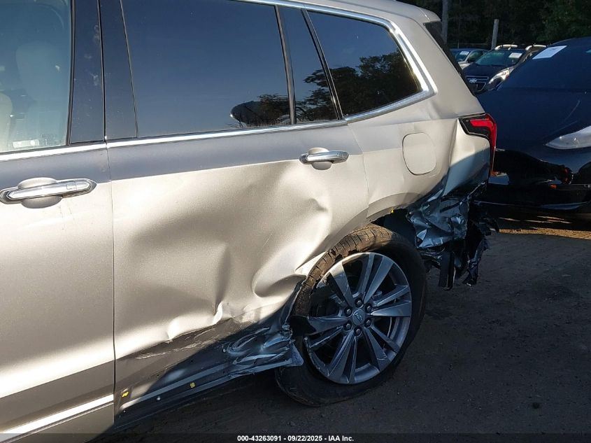 2025 Cadillac Xt6 Awd Premium Luxury VIN: 1GYKPDRS6SZ118742 Lot: 43263091