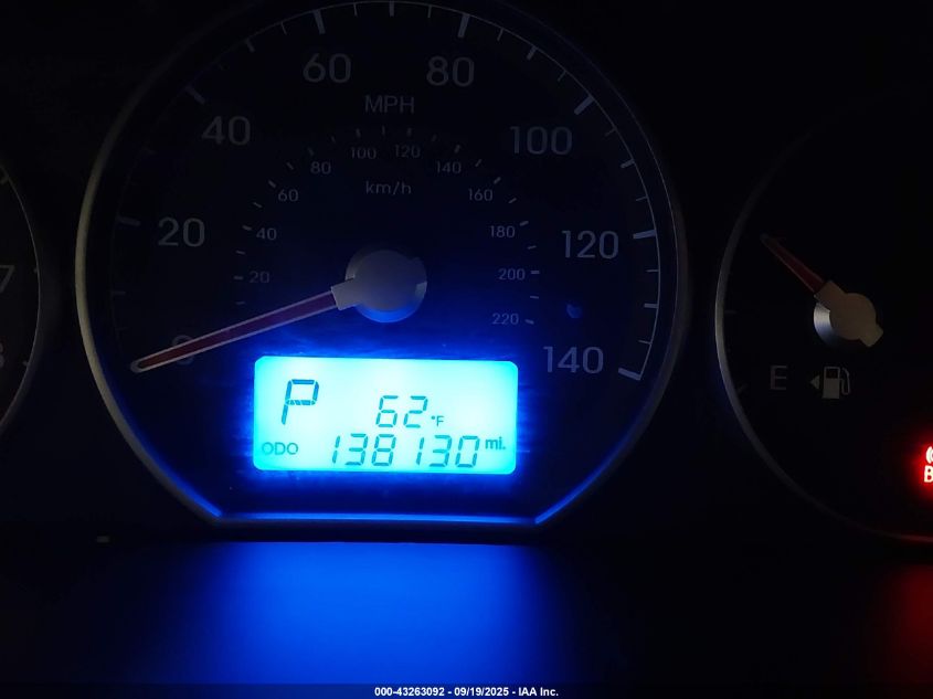 2011 Hyundai Santa Fe Gls V6 VIN: 5XYZGDAG0BG012863 Lot: 43263092