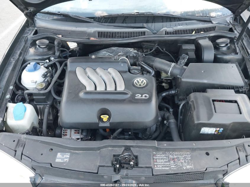 2004 Volkswagen Golf Gls 2.0L VIN: 9BWGL61J644004512 Lot: 43263107