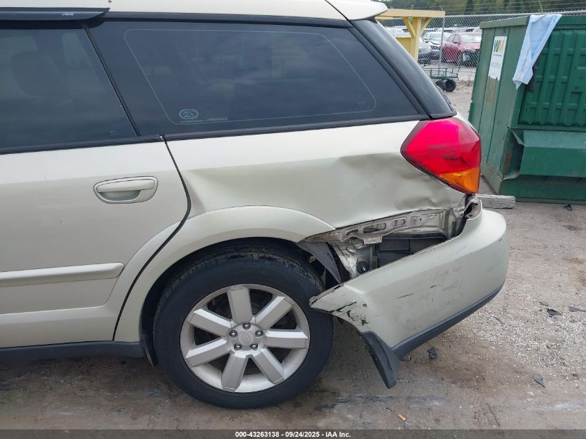 2006 Subaru Outback 2.5I Limited VIN: 4S4BP62C367339992 Lot: 43263138