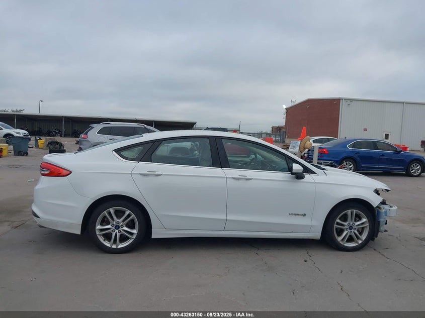 2018 Ford Fusion Hybrid Se VIN: 3FA6P0LU7JR173431 Lot: 43263150