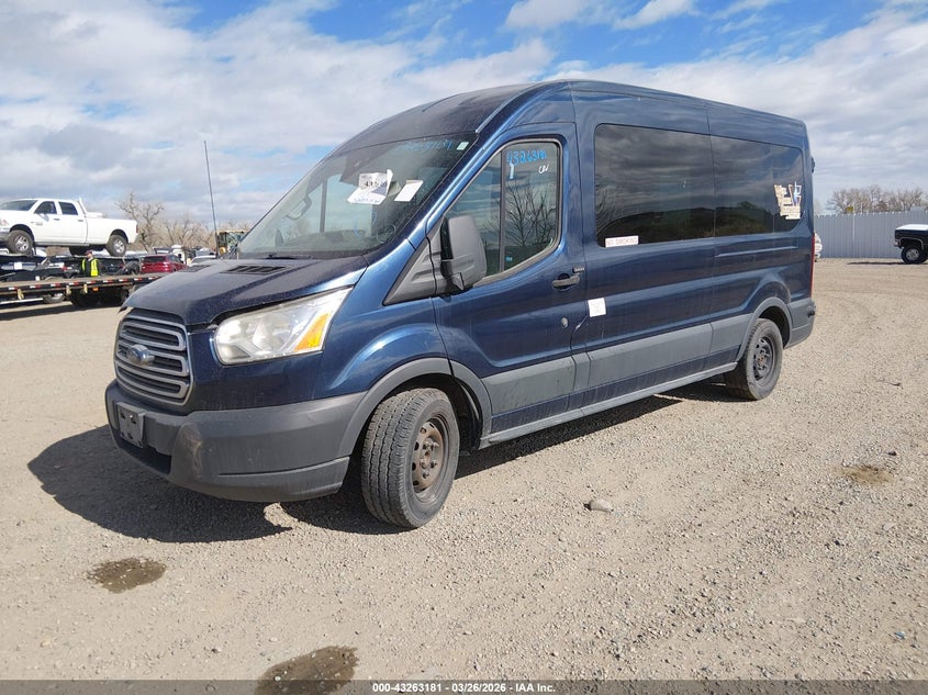 Vin: 1fbzx2cm1hkb21069, lot: 43757749, ford transit-350 xlt 20172