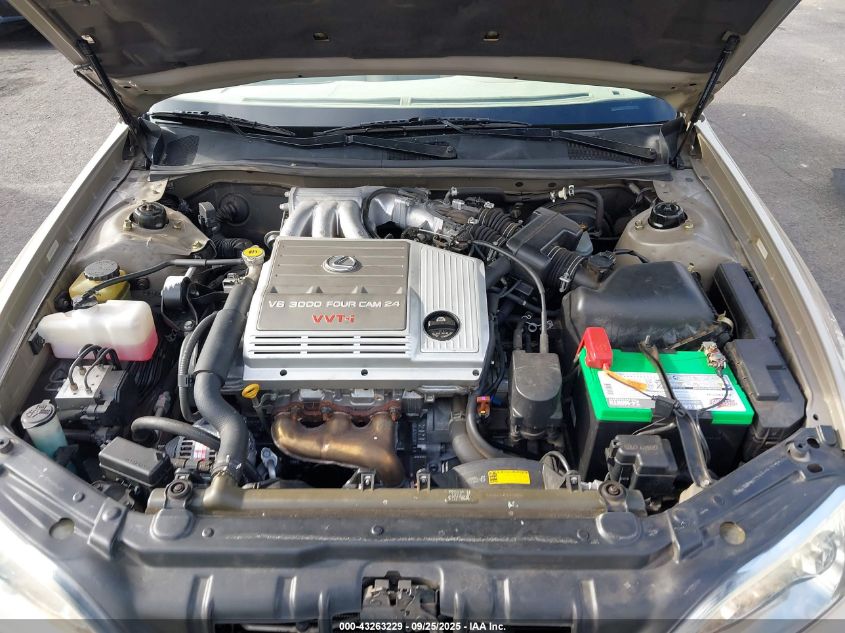 2000 Lexus Es 300 VIN: JT8BF28G2Y5089653 Lot: 43263229