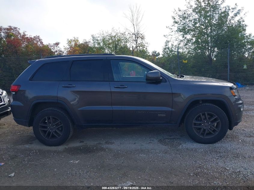 2016 Jeep Grand Cherokee 75Th Anniversary VIN: 1C4RJFAG0GC349218 Lot: 43263277