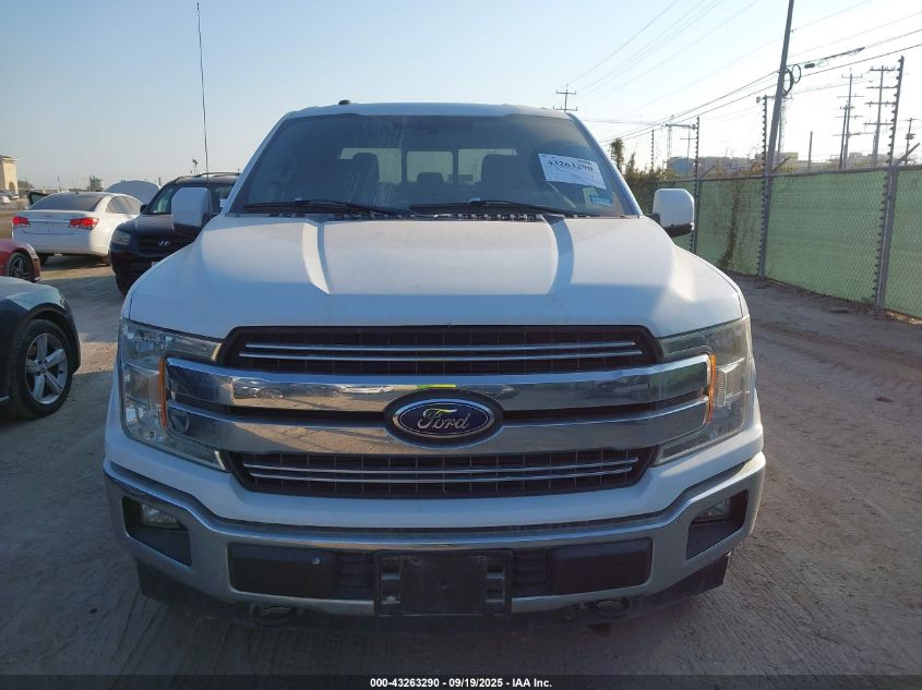 2018 Ford F-150 Lariat VIN: 1FTEW1E55JKF90104 Lot: 43263290