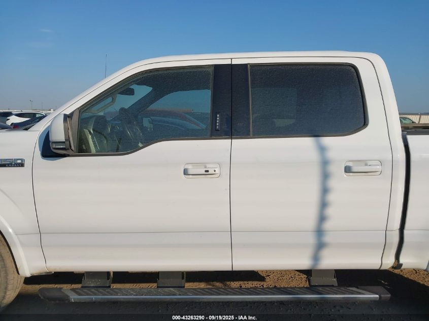 2018 Ford F-150 Lariat VIN: 1FTEW1E55JKF90104 Lot: 43263290