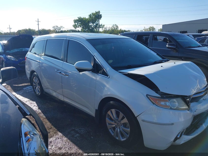 2015 Honda Odyssey Ex-L VIN: 5FNRL5H60FB022546 Lot: 43263301