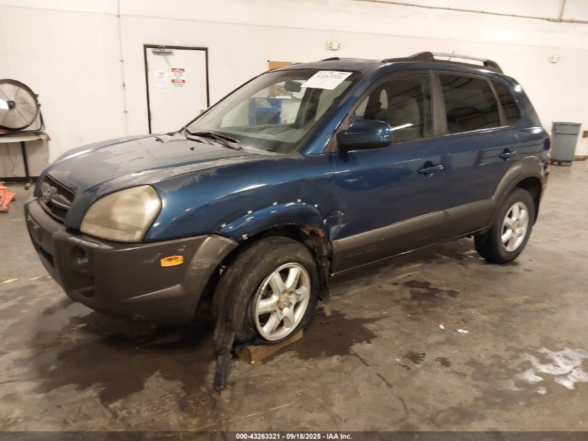 KM8JN72D45U114433 2005 HYUNDAI TUCSON photo no. 2