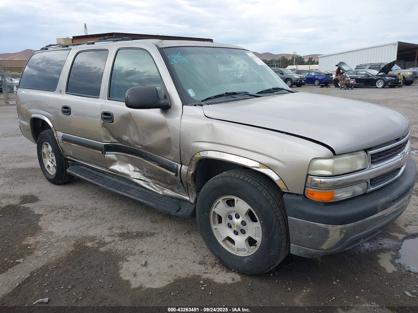 2001 Chevrolet Suburban 1500 Ls beige other gasoline 3GNEC16T21G248839 photo #1