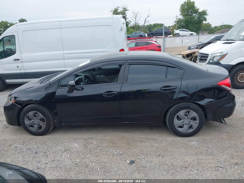 2014 Honda Civic Lx VIN: 2HGFB2F59EH544634 Lot: 43263460