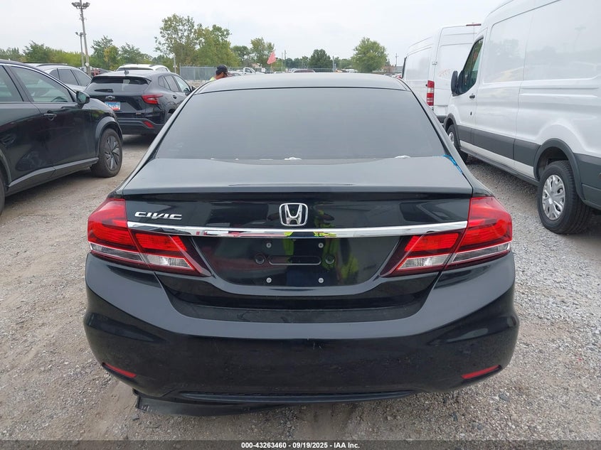 2014 Honda Civic Lx VIN: 2HGFB2F59EH544634 Lot: 43263460