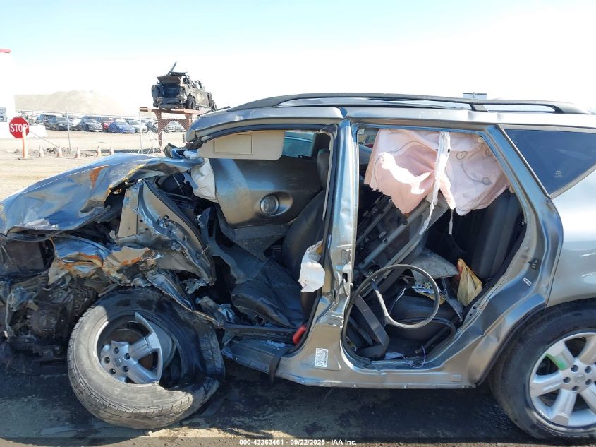 2007 Nissan Murano Sl VIN: JN8AZ08W27W625207 Lot: 43263461