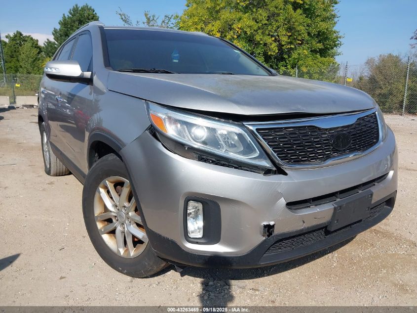 2014 Kia Sorento Lx VIN: 5XYKTCA69EG522972 Lot: 43263469
