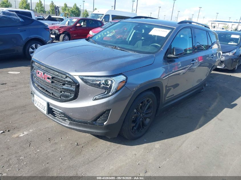 2020 GMC Terrain Fwd Sle grey suv gasoline 3GKALMEV3LL150073 photo #3