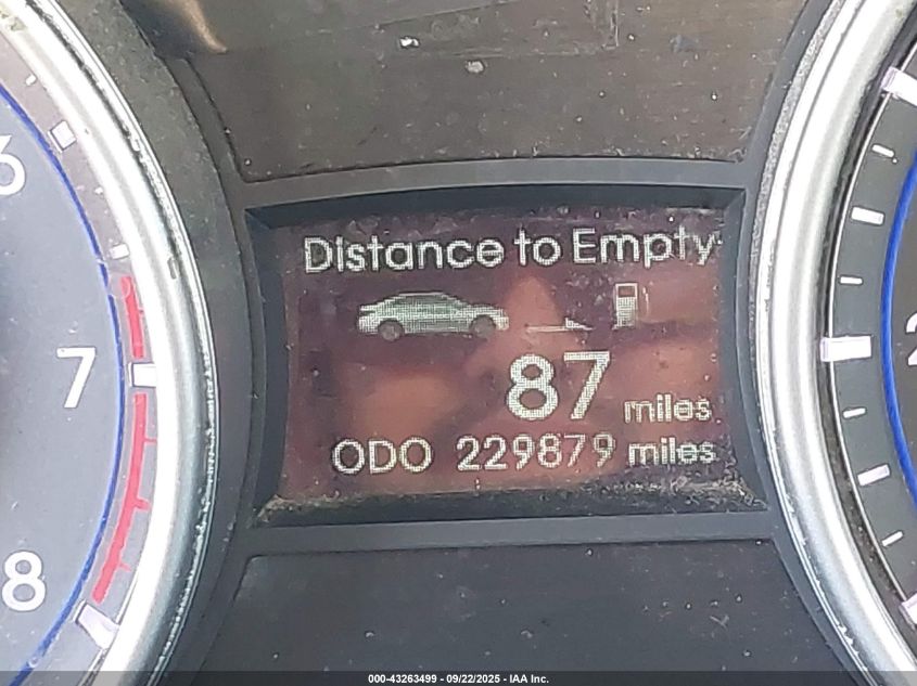 2011 Hyundai Sonata Gls VIN: 5NPEB4AC1BH240972 Lot: 43263499