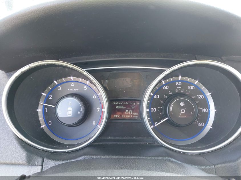 2011 Hyundai Sonata Gls VIN: 5NPEB4AC1BH240972 Lot: 43263499