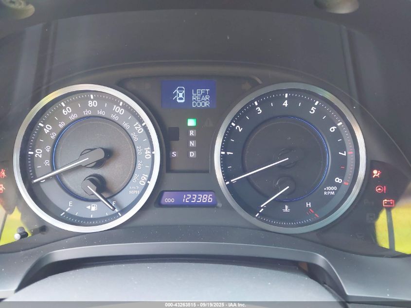 2011 Lexus Is 250 VIN: JTHBF5C24B5145287 Lot: 43263515