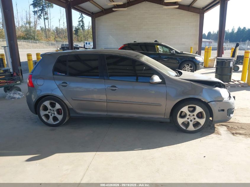 2009 Volkswagen Gti 4-Door VIN: WVWGD71K59W024364 Lot: 43263526