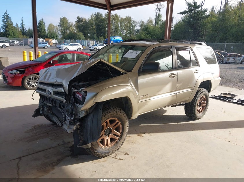 JTEBU14R038007723 2003 TOYOTA 4RUNNER photo no. 2
