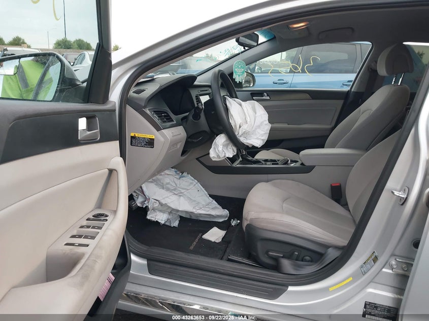 2017 Hyundai Sonata 2.4 Sport Silver Lot 111043263653 Vin 5NPE34AF2HH455745