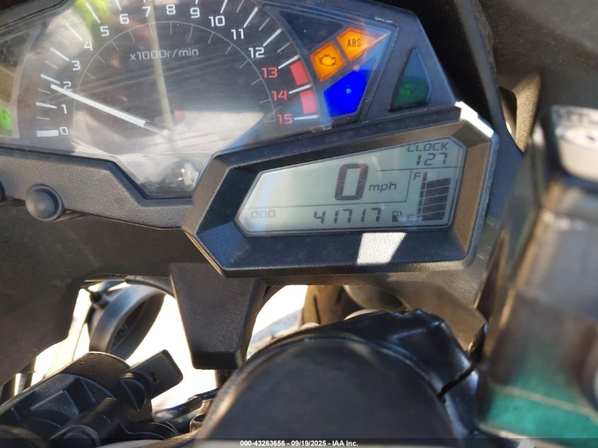 2015 Kawasaki Ex300 B VIN: JKAEX8B17FDA22047 Lot: 43263656