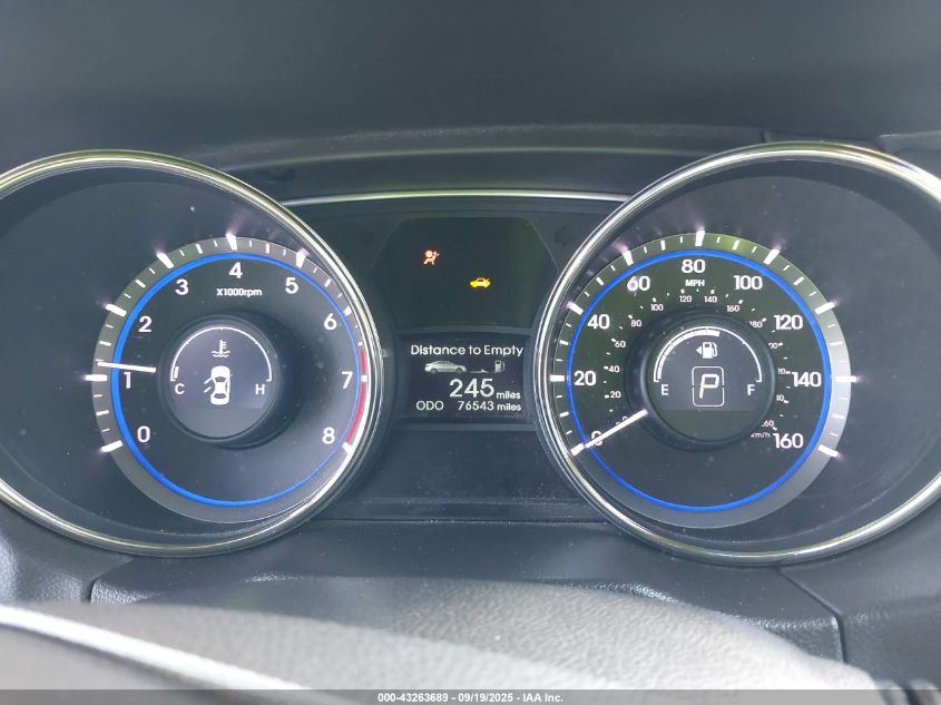 2011 Hyundai Sonata Gls VIN: 5NPEB4AC9BH194114 Lot: 43263689