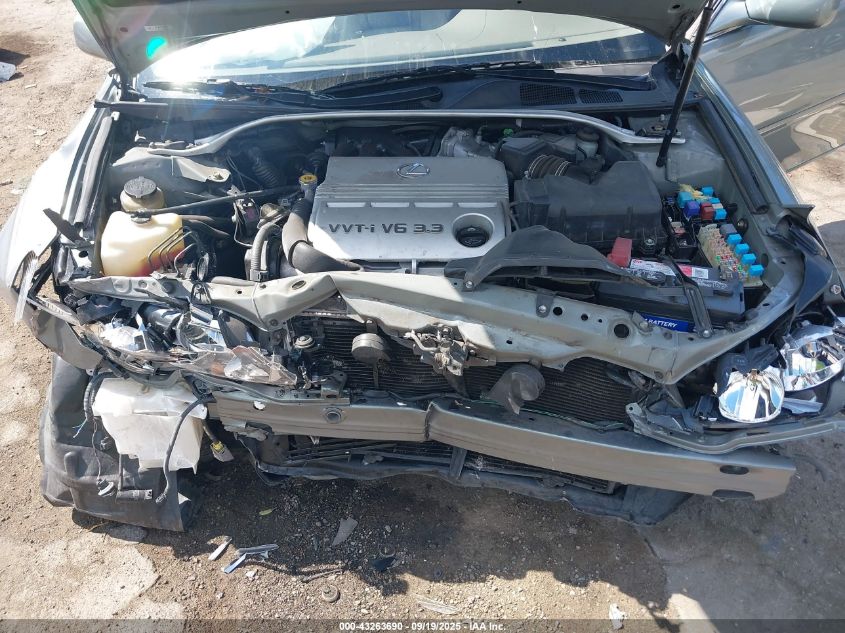 2004 Lexus Es 330 VIN: JTHBA30G745003909 Lot: 43263690