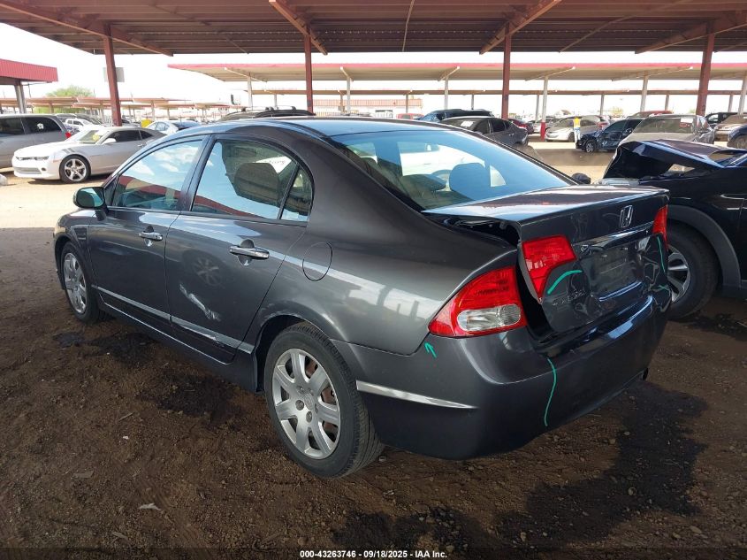 2009 Honda Civic Lx VIN: 2HGFA165X9H350116 Lot: 43263746