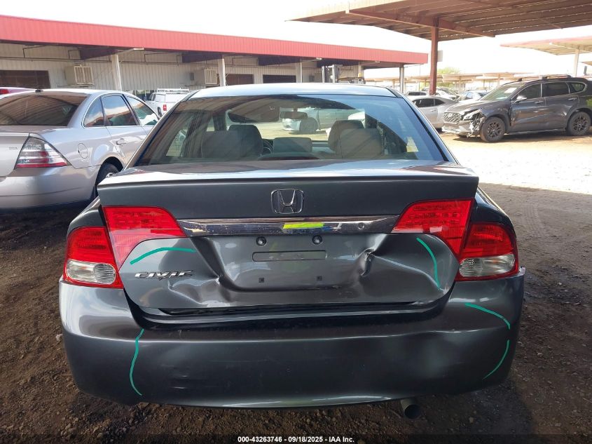 2009 Honda Civic Lx VIN: 2HGFA165X9H350116 Lot: 43263746