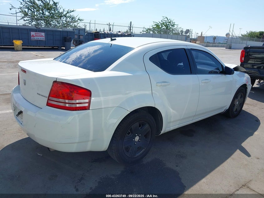 Vin: 1b3cc4fbxan184583, lot: 43758317, dodge avenger sxt 20104