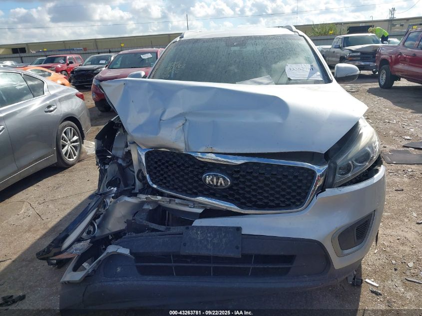 2016 Kia Sorento 2.4L Lx VIN: 5XYPG4A32GG083011 Lot: 43263781