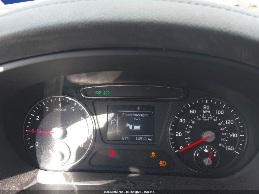 2016 Kia Sorento 2.4L Lx VIN: 5XYPG4A32GG083011 Lot: 43263781