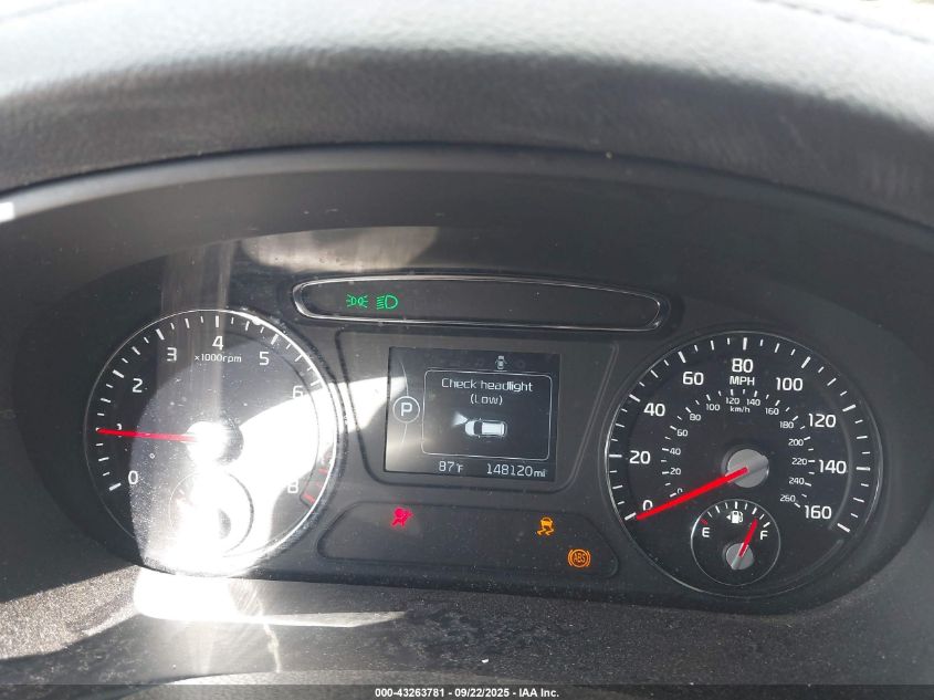 2016 Kia Sorento 2.4L Lx VIN: 5XYPG4A32GG083011 Lot: 43263781