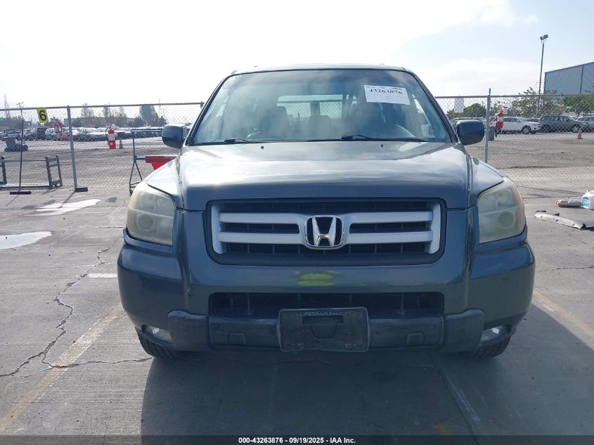 2006 Honda Pilot Ex-L VIN: 2HKYF18756H553716 Lot: 43263876
