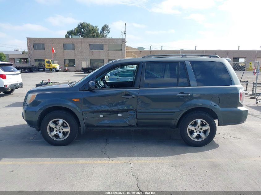 2006 Honda Pilot Ex-L VIN: 2HKYF18756H553716 Lot: 43263876