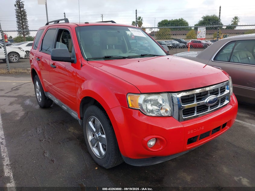 2009 Ford Escape Xlt red other gasoline 1FMCU03G09KA33636 photo #1
