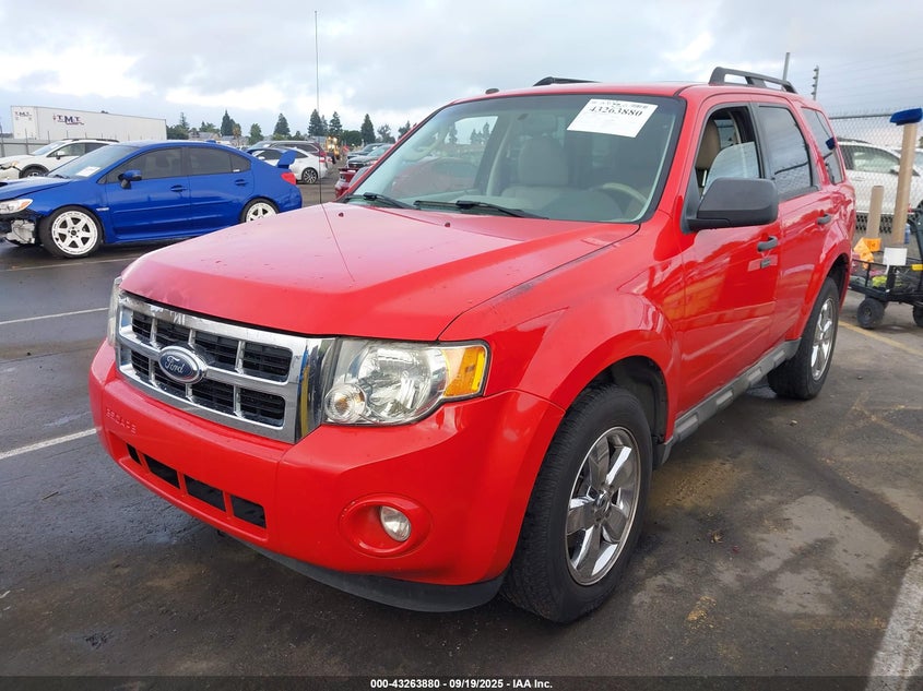 2009 Ford Escape Xlt red other gasoline 1FMCU03G09KA33636 photo #3