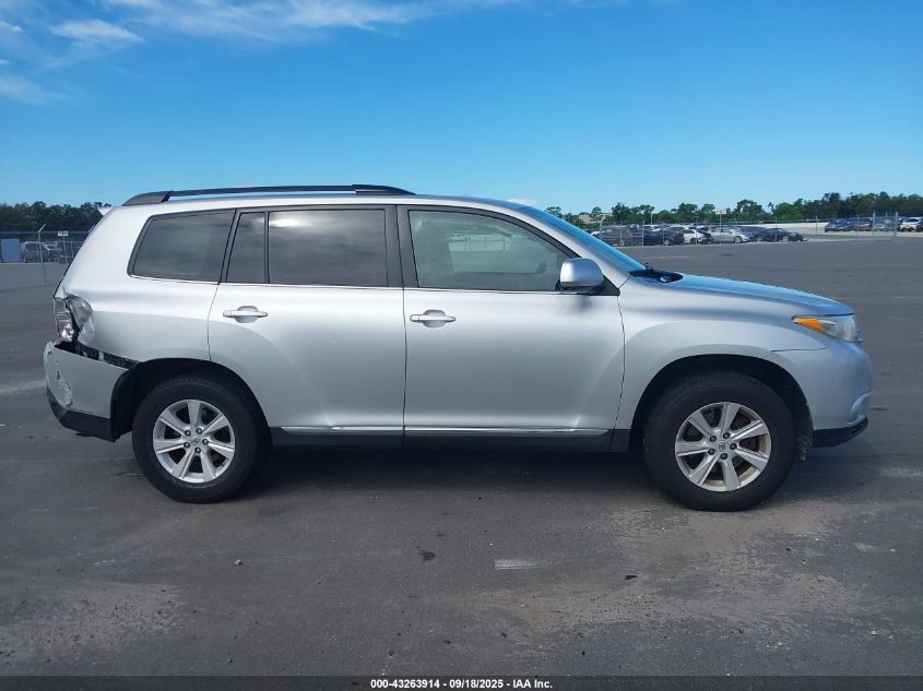 2012 Toyota Highlander Base V6 VIN: 5TDZK3EH1CS056614 Lot: 43263914