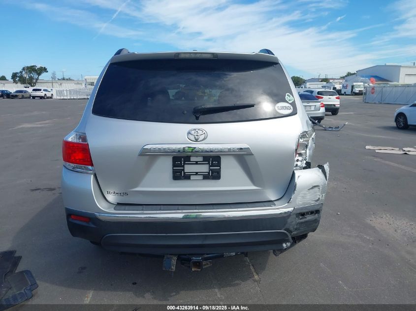 2012 Toyota Highlander Base V6 VIN: 5TDZK3EH1CS056614 Lot: 43263914