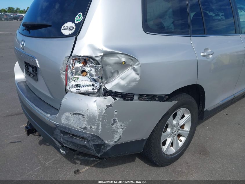 2012 Toyota Highlander Base V6 VIN: 5TDZK3EH1CS056614 Lot: 43263914