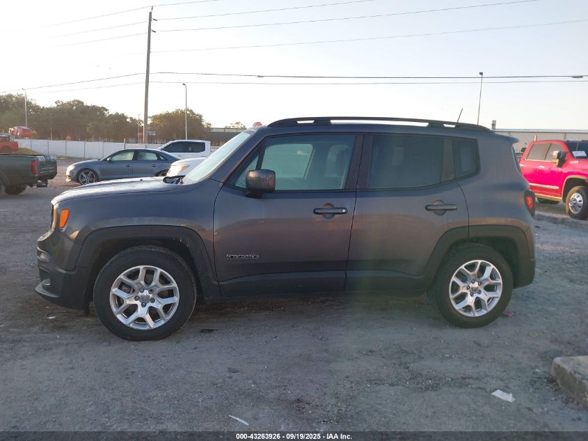 2018 Jeep Renegade Latitude Fwd VIN: ZACCJABBXJPJ51368 Lot: 43263926