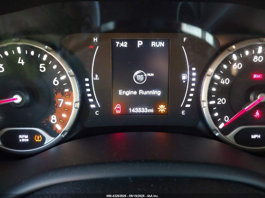 2018 Jeep Renegade Latitude Fwd VIN: ZACCJABBXJPJ51368 Lot: 43263926