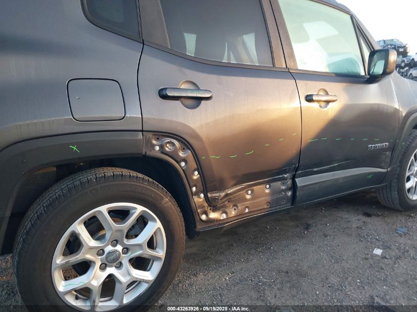 2018 Jeep Renegade Latitude Fwd VIN: ZACCJABBXJPJ51368 Lot: 43263926