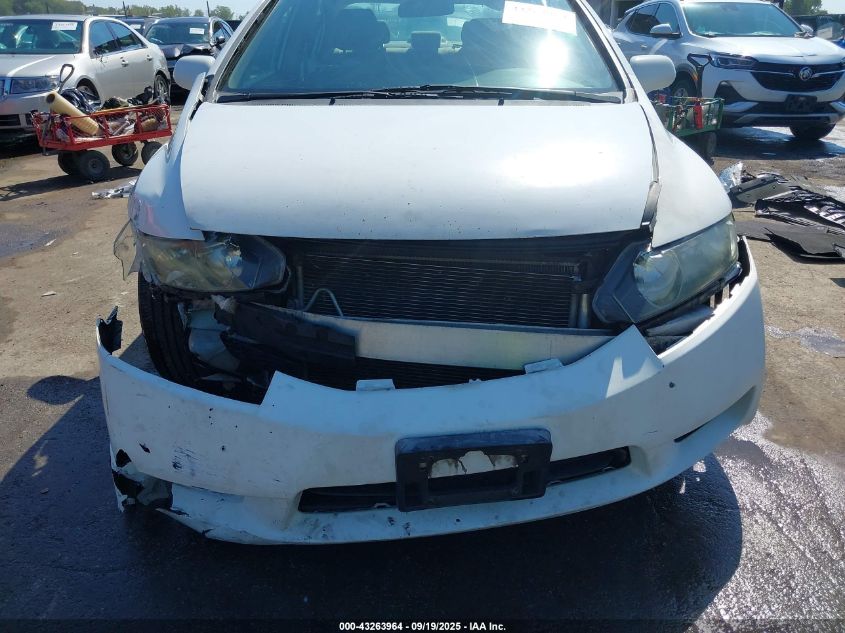 2009 Honda Civic Lx VIN: 2HGFA16589H319141 Lot: 43263964