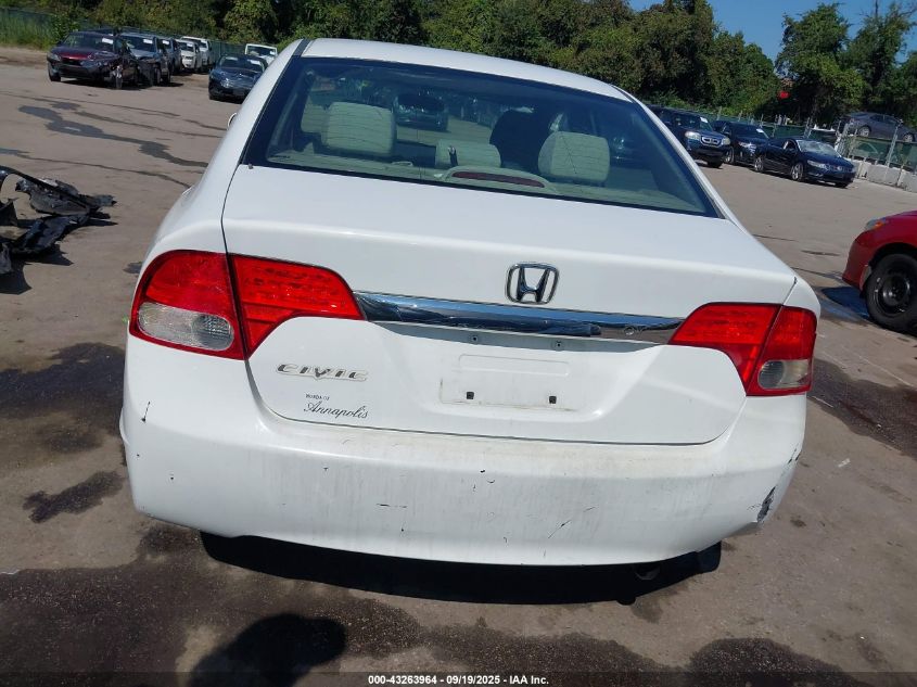 2009 Honda Civic Lx VIN: 2HGFA16589H319141 Lot: 43263964