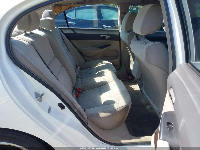 2009 Honda Civic Lx VIN: 2HGFA16589H319141 Lot: 43263964