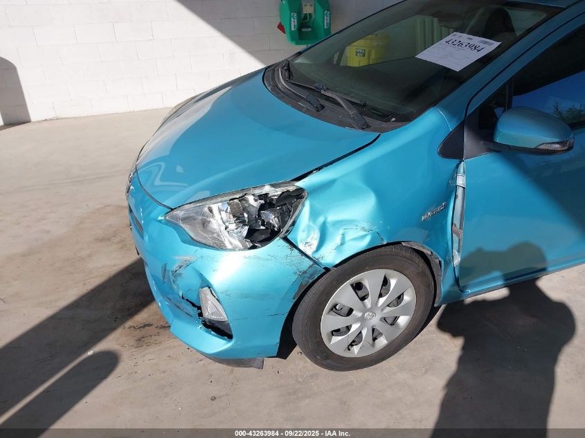 2014 Toyota Prius C Two VIN: JTDKDTB38E1060194 Lot: 43263984