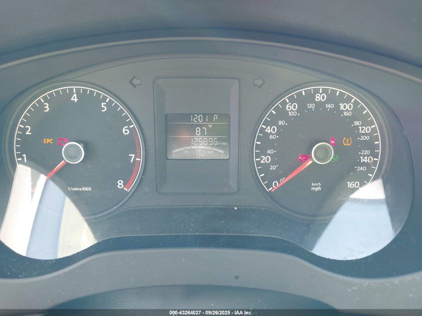 2013 Volkswagen Jetta S VIN: 3VW2K7AJ4DM278371 Lot: 43264027