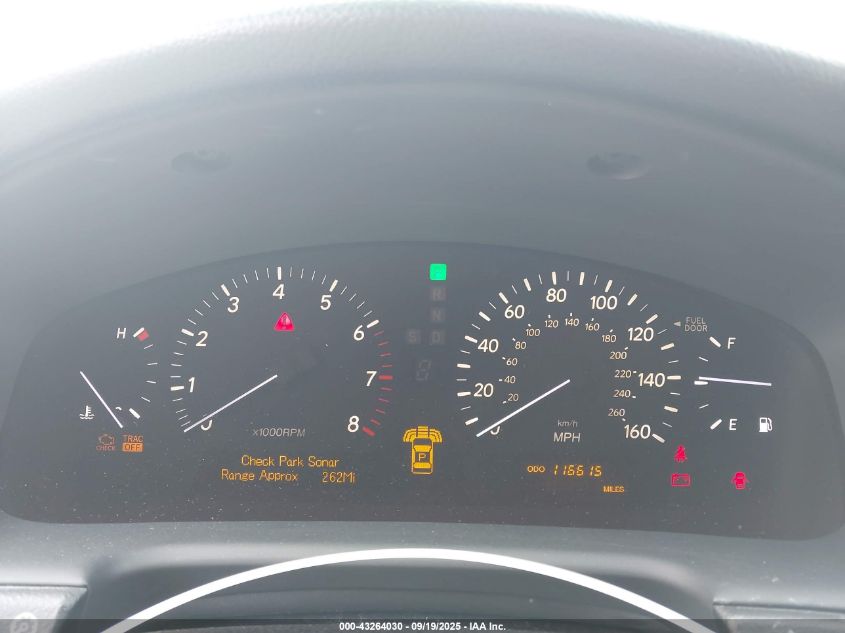 2005 Lexus Ls 430 VIN: JTHBN36F955001566 Lot: 43264030